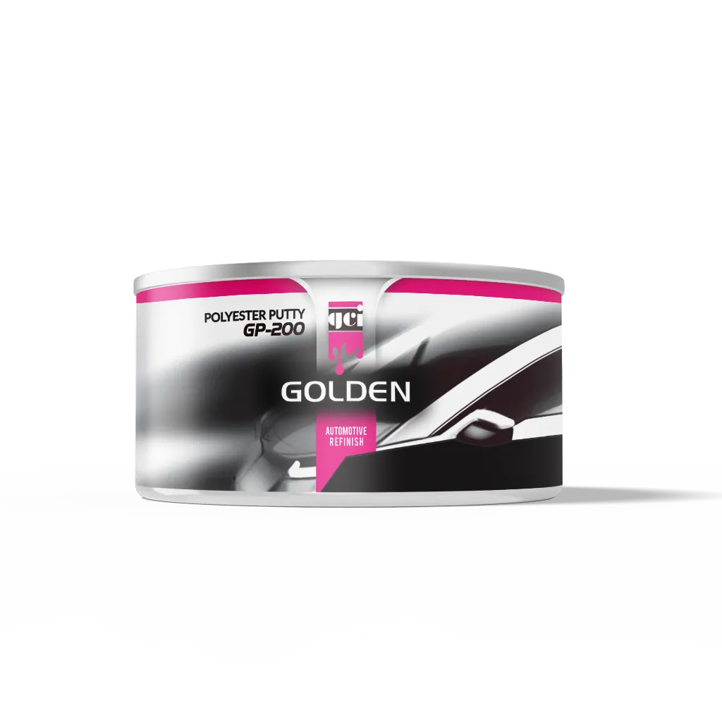 Golden Polyester Putty (Light Grey, 1.8 Kg, Gallon)